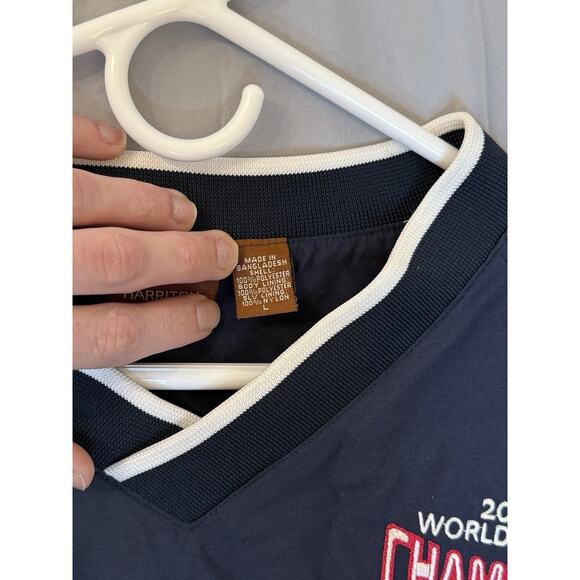 Harriton Champions 2007 WS Boston Red Sox Windbreaker Jacket Size L MLB Pullover - Picture 4 of 6